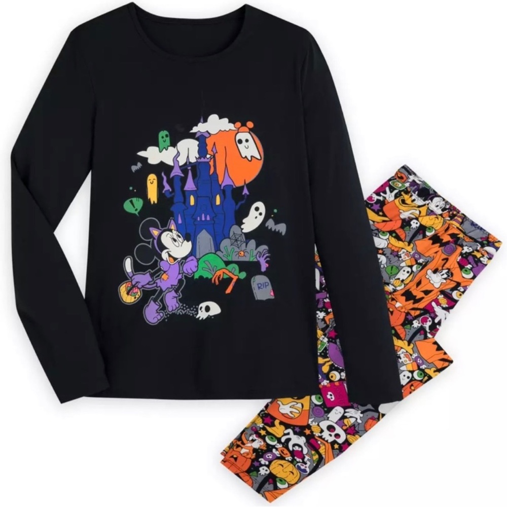 Disney Halloween Theme Pajama Set - Size 2XL